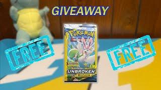  FREE POKEMON PACK GIVEAWAY!!! 