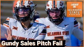 Oklahoma State - Mike Gundy's Alan Bowman Sales Pitch Ridiculousness!