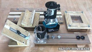 5 Jigs and Simple Trim Router Hacks | DIY Woodworking ..!