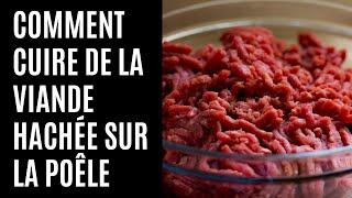 Comment cuire de la viande hachée sur la poêle