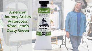 Cheap Joe's 2 Minute Art Tips - American Journey Artists' Watercolor, Ward Jene's Dusty Green