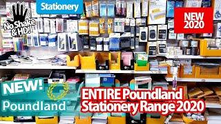  REQUESTED  ENTIRE POUNDLAND STATIONERY 2020, POUNDLAND SHOP WITH ME  Poundland shopping march