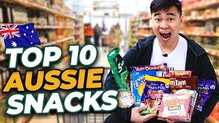 TOP 10 AUSTRALIAN SNACKS - SUPERMARKET EDITION | Australian Food Series 