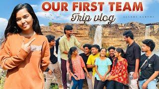 1st & Best Trip With My team ️ || Allari Aarathi Vlogs || Telugu Vlogs #funny #trending #team