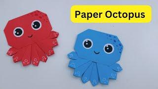 How To Make Origami Paper Octopus Toy For Kids / paper craft / Paper Craft Easy / KIDS crafts