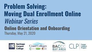 Online Orientation and Onboarding