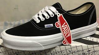 Vans Vault OG Authentic LX black UNBOXING ‼️