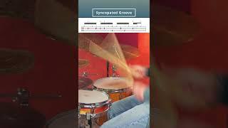 One-Bar Syncopated Funk Groove - #drums #drummer #drumming #drumlessons #drumset #groove #funk