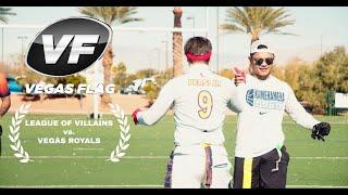 VEGAS FLAG - LEAGUE OF VILLAINS vs  VEGAS ROYALS
