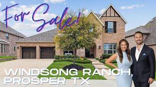 Windsong Ranch Prosper TX | Exquisite Home for Sale | 4072 SF | 4 Bed | 5 Bath