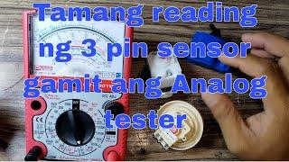 Tamang reading ng good 3 pin water level sensor gamit ang Analog tester