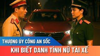 Hà Nội: Chặn Xe Biển Đỏ Lúc Nửa Đêm, Thượng Úy Công An Sốc Khi Biết Danh Tính Nữ Tài Xế |Hntv News