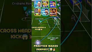 E football24 || Unstoppable cross Heading challenge #heading#shoot #efootball #pes2025 #football