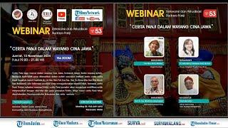  CERITA PANJI DALAM WAYANG CINA JAWA - Webinar Relevansi dan Aktualisasi Budaya Panji