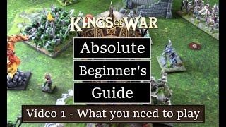 Absolute Beginner's Guide to Kings of War 1/4 - What you need to play