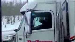 Rene transport traileros Mexicanos en canada en comboy.