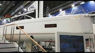 First video and visit of sailing yacht BAVARIA C42 - Video Düsseldorf boat show 2020