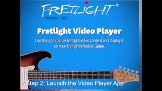 How to Pair your Fretlight Wireless FG-600 Guitar to the Fretlight Video Player App (iOS)