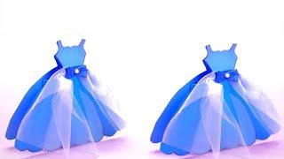 Disney's Frozen Inspired Party Dress Favor Box | Crafts for kids | shorts | youtube shorts