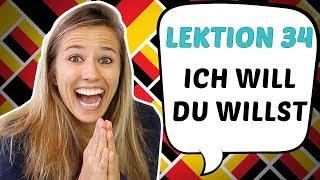 GERMAN LESSON 34: The German MODAL VERB "WOLLEN" (want to)