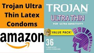 Trojan Ultra Thin Latex Condoms | selling on amazon