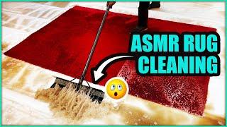 I was surprised by how much dirt poured out of this rug  | ASMR Rug Cleaning | C3 Laundry Services