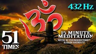 Om chanting 1008 times // om mantra day 1 // om sound // mediation// relaxing music // calm music