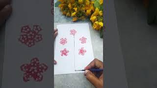 flowers with ladyfinger ||subscribe|| # art #youtubeshorts #trending #viral #harjassim