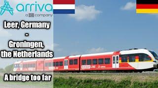 Leer, Germany - Groningen, the Netherlands by train & bus (Wiederline & Friesenbrücke update)