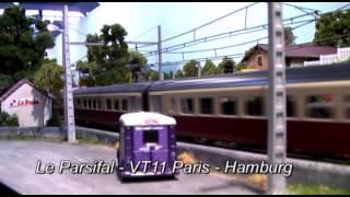 French HO European Model Train Layout Modellanlagen