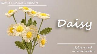 How To Crochet Daisy | Detailed Crochet Tutorial