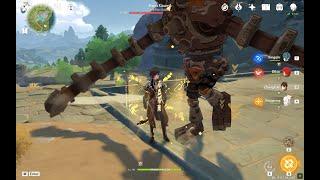 Can Zhongli's shield tank Ruin Guard's spinning attack? Genshin Impact