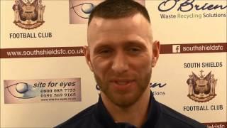 Barrie Smith on why he's loving life at South Shields