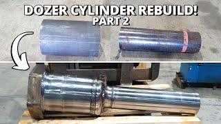 CAT D10 Dozer Cylinder Rebuild | Part 2 | Making the New Barrel