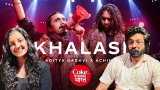 Coke Studio Bharat | Khalasi | Aditya Gadhvi x Achint | RISHI MUNI | Reaction