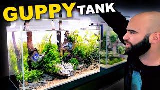 Medium Tech & Budget Guppy Nature Aquarium (Full Tutorial)