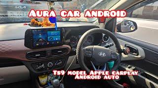 Hyundai #Aura car #android music #system #fitting #ts9 mtk #Apple carplay and #android auto