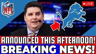 LIONS JUST ANNOUNCED! NFL CONFIRMS! JARED GOFF UPDATE! DETROIT LIONS NEWS TODAY