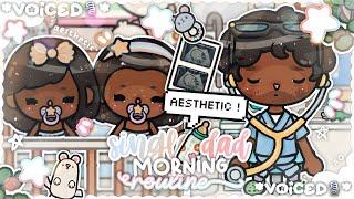 *AESTHETIC* Single DAD Morning Routine || *VOICED️* || Toca Boca Life World 🪷