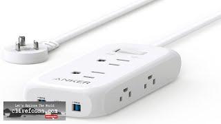 Anker USB C Power Strip Surge Protector(300J) Power Strip 6 Outlets 20W Review