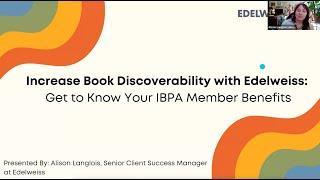 Increase Book Discoverability with Edelweiss: Get to Know Your IBPA Member Benefits