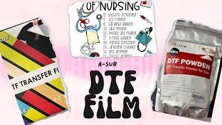 DTF Film and Powder by A-Sub