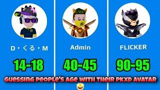 Guessing People's Age With Their PK XD Avatars!  PART 2