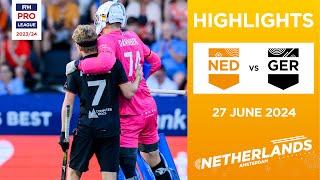 FIH Hockey Pro League 2023/24 Highlights - Netherlands vs Germany (M) | Match 2