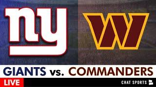 Giants vs. Commanders Live Stream Scoreboard, Play-By-Play, Highlights & Stats | NFL Week 9 On FOX