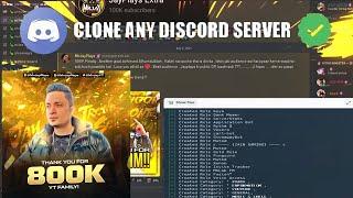 HOW TO COPY OR CLONE ANY DISCORD SERVER FOR FREE | (Discord Selfbot)