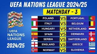 UEFA NATIONS LEAGUE FIXTURES TODAY | Poland vs Portugal | Italy vs Belgium |