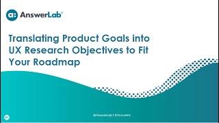 Translating Product Goals Into UX Research Objectives To Fit Your Roadmap