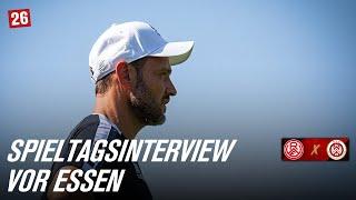 SPIELTAGSINTERVIEW vor Rot-Weiss Essen vs. SV Wehen Wiesbaden | 3. Liga | 5. Spieltag