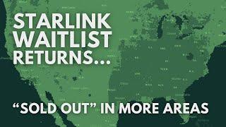 Starlink Waitlist Returns, Sold Out In More Areas